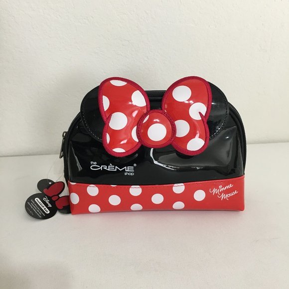 The Creme Shop x Disney Minnie Mouse Dome Travel Pouch Cosmetic Case - NEW  New - Picture 1 of 16